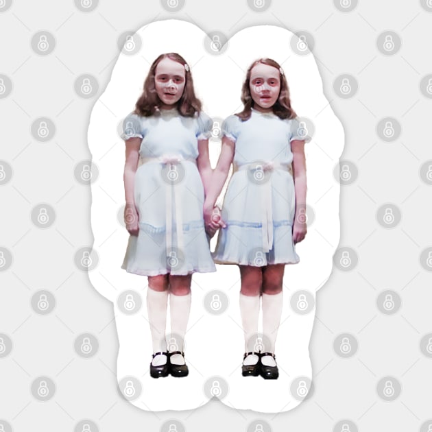 The Twins From The Shining Sticker by akastardust